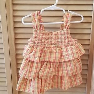 Gymboree ruffled tank top